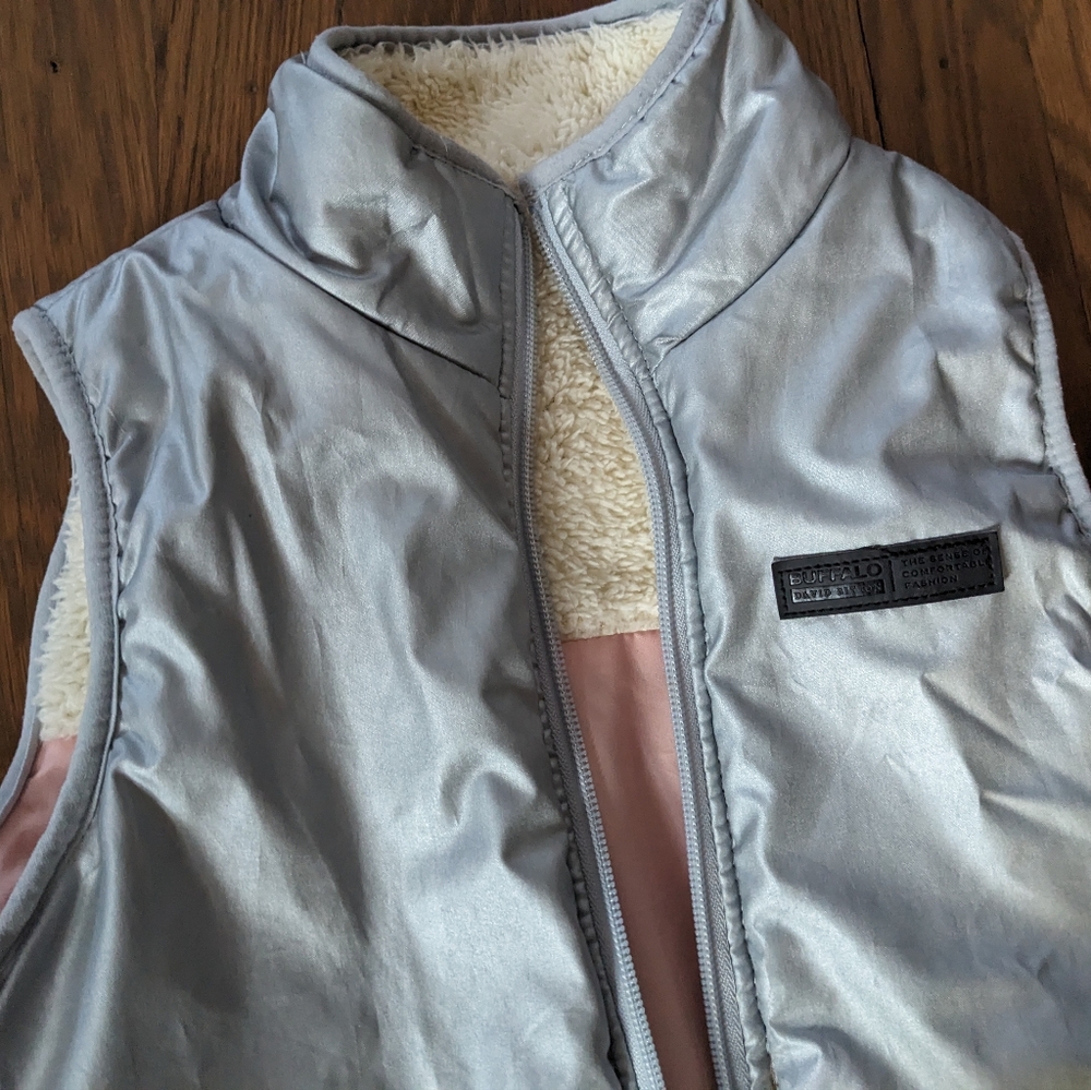 Buffalo David Bitton reversible girls vest, apx size 5-8